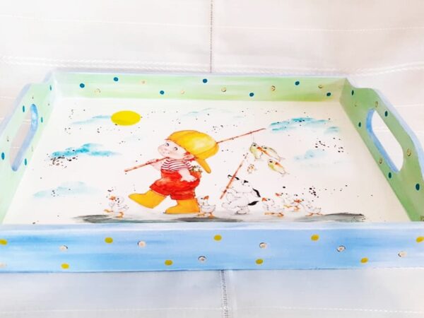 Tavita/set de mot baietelul cu undita