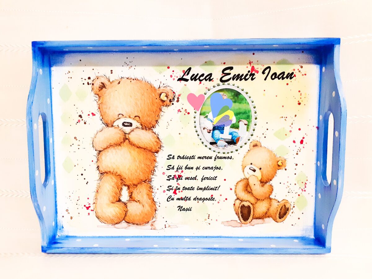 Tavita/set de mot ursulet maro - imagine 3