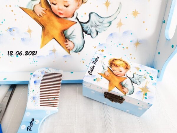 Tavita/set de mot ingeras cu steluta