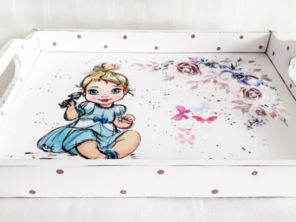 Tavita/set de mot bebelusa in rochita bleu