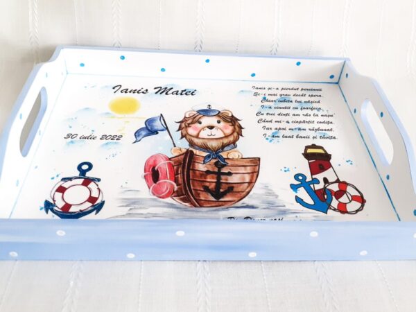 Tavita/set de mot baietel tematica marina