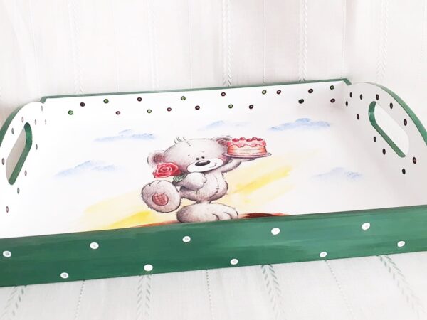 Tavita/set de mot ursuletul cu tort