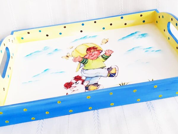 Tavita/set de mot baietelul si catelul fericit