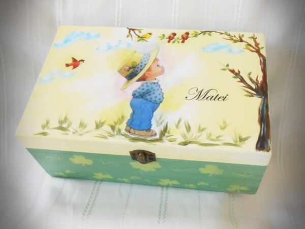 Cutie cadou, pastrarea amintirilor pentru baietel