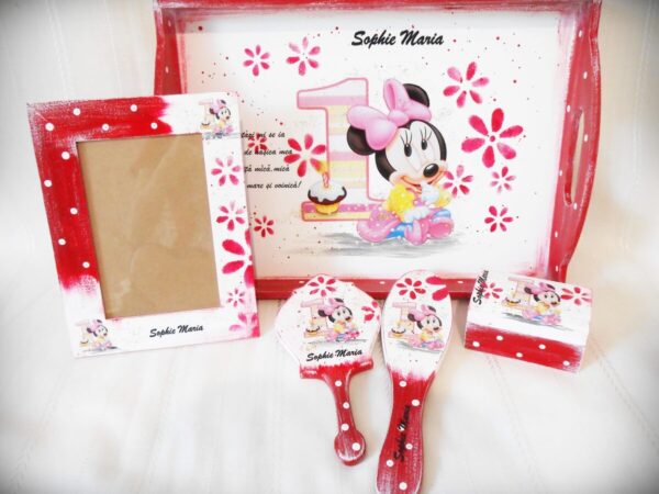 Tavita/set de mot baby Minnie 1 an