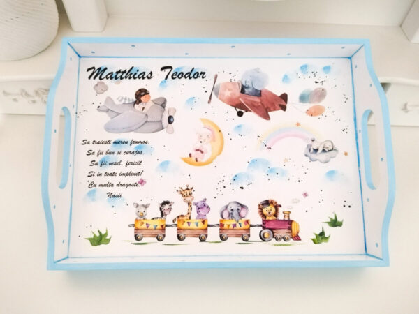 Tavita/set de mot baietel, trenulet, animalute