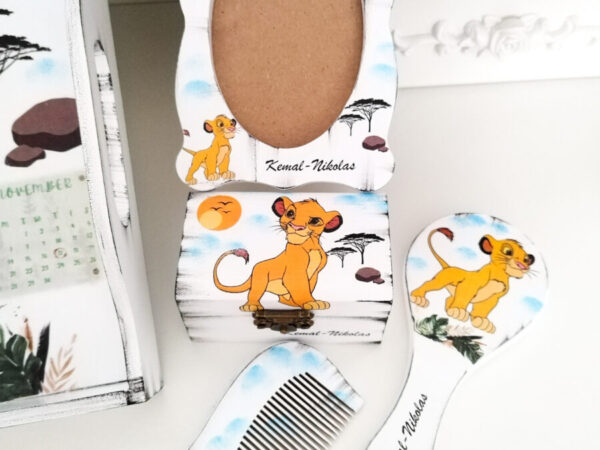 Tavita/set de mot baietel, regele leu, safari