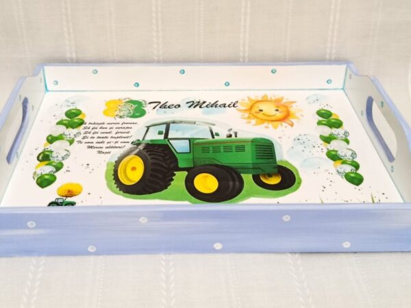 Tavita/set de mot baietel, tematica tractor