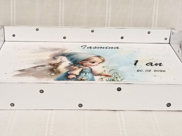 Tavita/set de mot fetita cu ghiocei