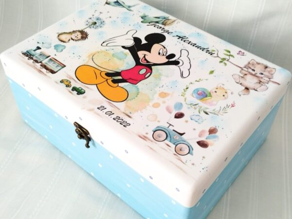 Cutie de trusou pentru botez sau mot cu Mickey