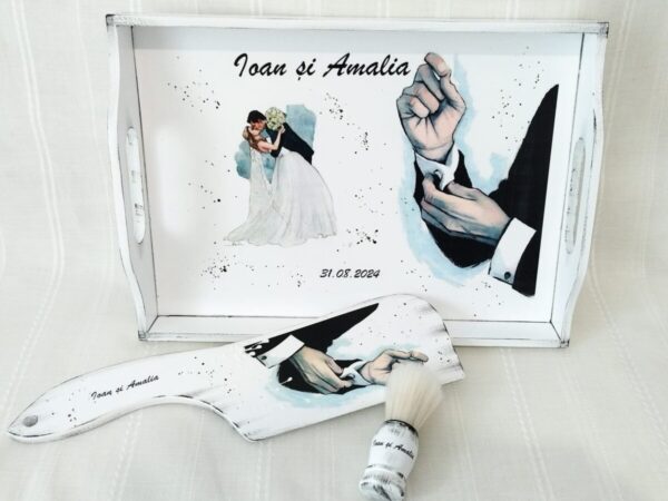 Tavita/set de mire cu manseta si cuplu