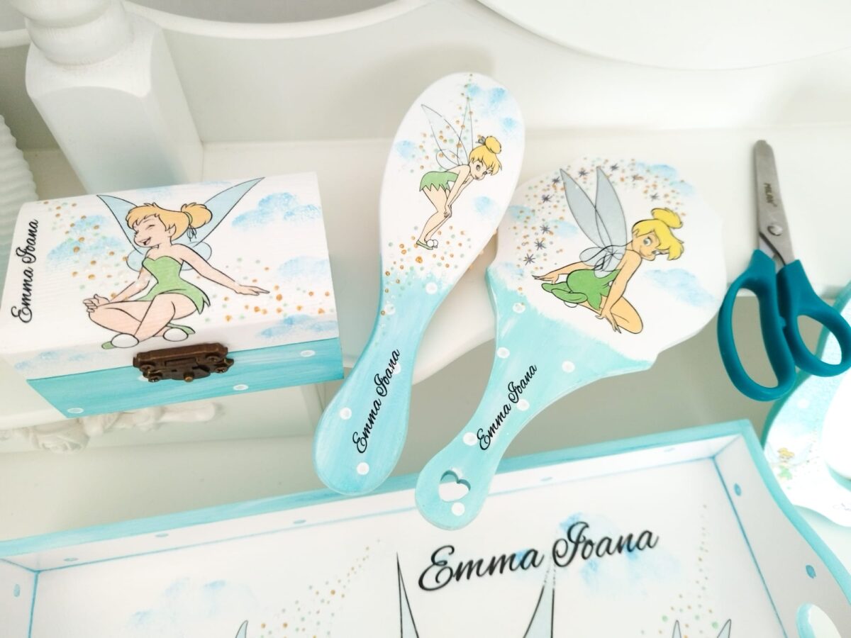 Tavita/set de mot fetita cu Tinker Bell - imagine 3