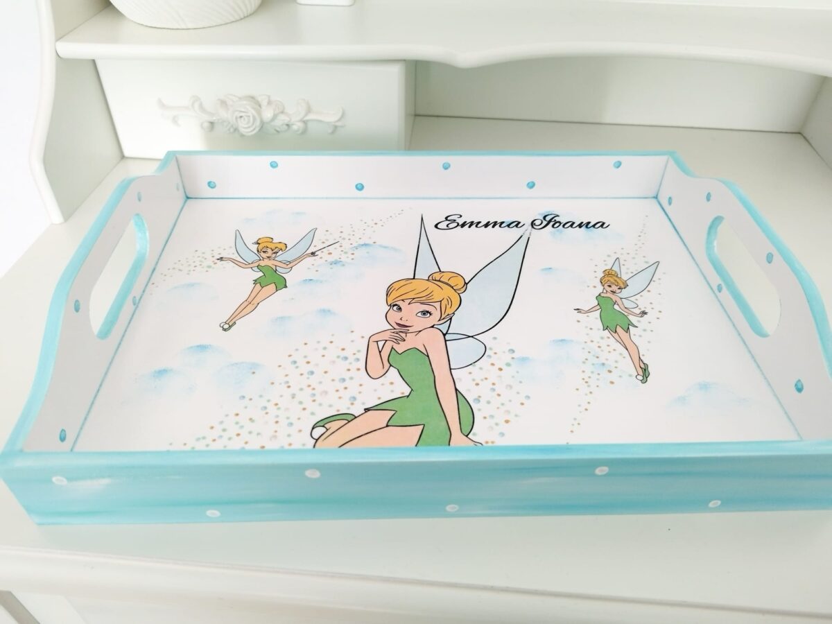 Tavita/set de mot fetita cu Tinker Bell - imagine 2