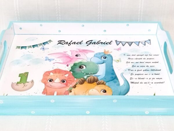 Tavita/set de mot baietel cu dinozauri