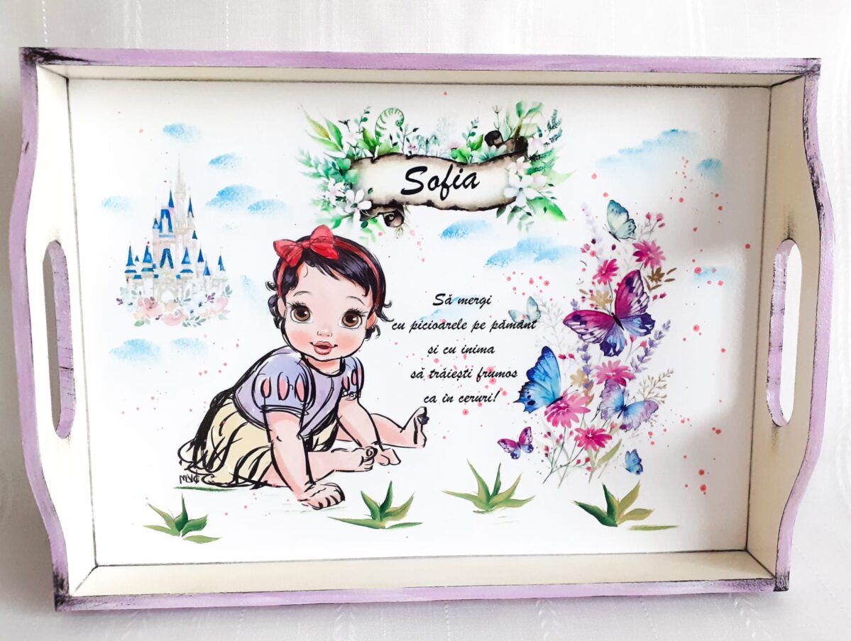 Tavita/set de mot fetita cu Albă ca zăpada bebe - imagine 2