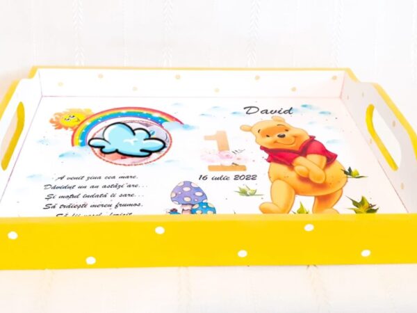 Tavita/set de mot baietel cu ursulețul Pooh