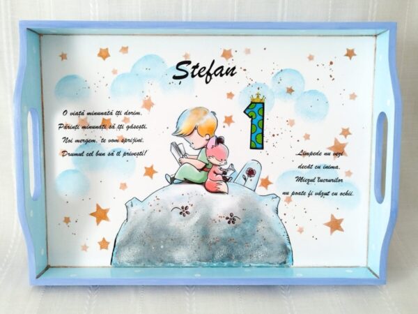 Tavita/set de mot cu micul prinț și vulpița