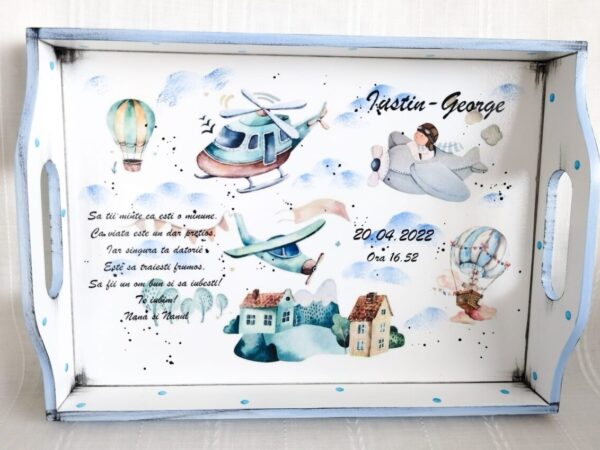 Tavita/set de mot cu baietelul pilot