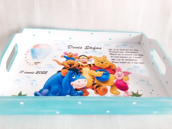 Tavita/set de mot baietel cu Pooh și prietenii săi