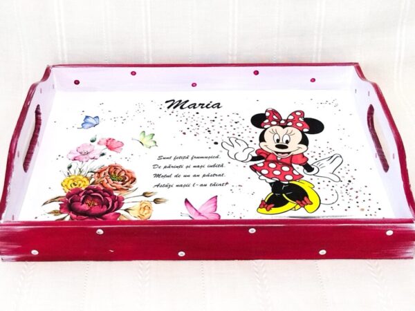 Tavita/set de mot fetita cu Minnie