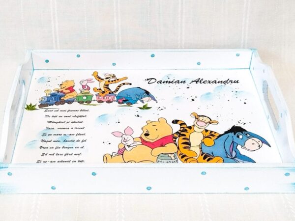 Tavita/set de mot baietel cu Pooh și prietenii săi