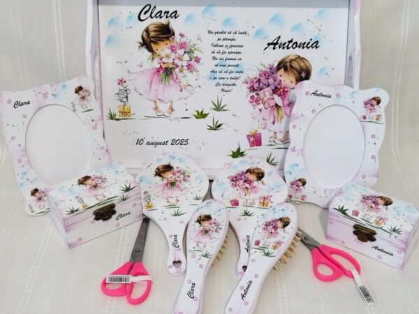 Tavita/set de mot pentru fetite gemene