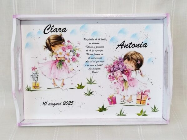 Tavita/set de mot pentru fetite gemene