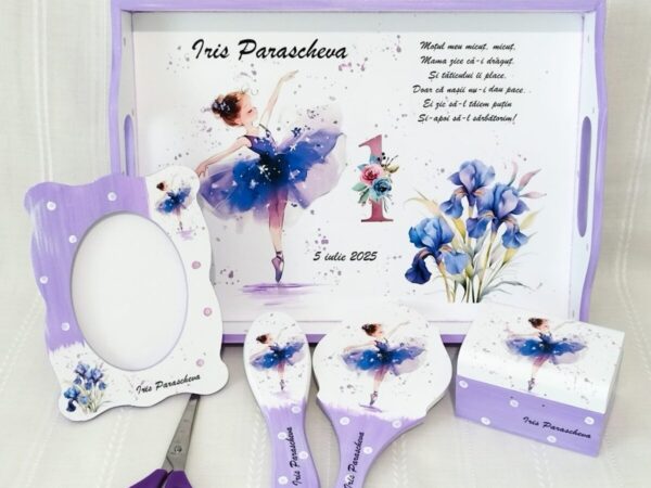 Tavita/set de mot fetita cu iriși