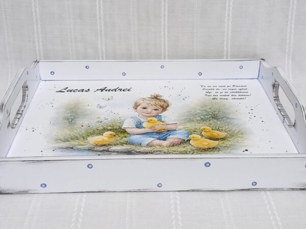 Tavita/set de mot baietel cu rățuște