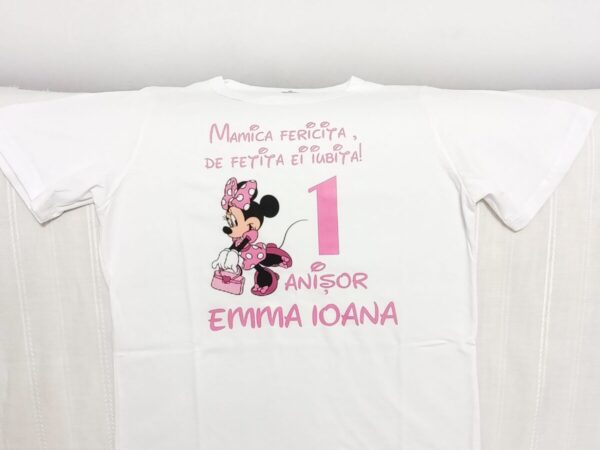 Tricouri personalizate pentru mot cu Minnie