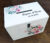 Cutie de dar nunta personalizata cu flori delicate