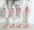 Pahare de botez personalizate cu balerina